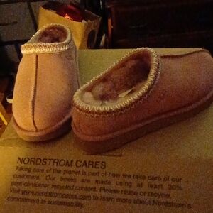 Nordstrom Cozy Pink Slippers for Kids